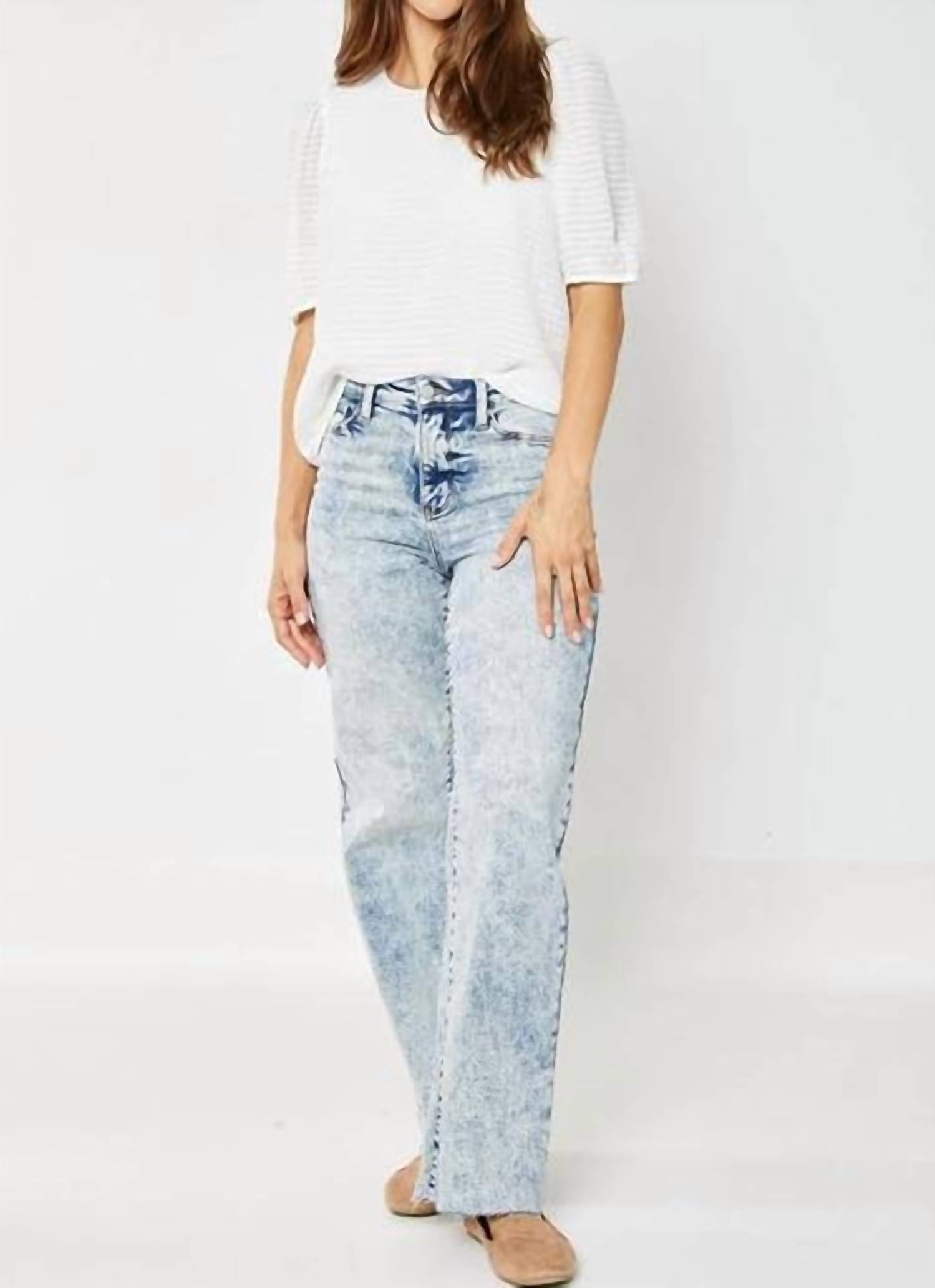 Judy Blue High-Waisted Wide Leg Jeans main image 0