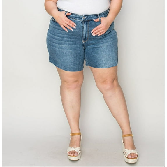 Judy Blue High Waist Slim Denim Shorts