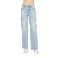 thumbnail image 1 of Judy Blue High Waist Straight Cargo Jeans, 1 of 3