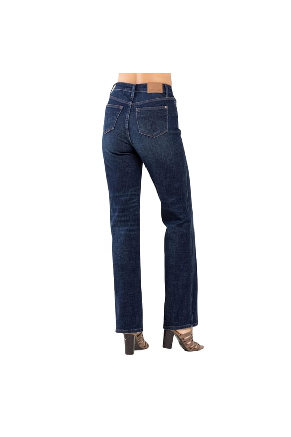 Judy Blue Women's High Waist Button-Fly Straight Jeans, 88598