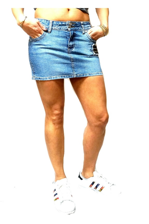 Women's/ Junior Camo Blue Skirt