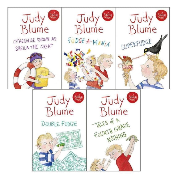 Pre-Owned Judy Blume Collection 5 Book Set Fudge Series