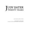 thumbnail image 1 of Pre-Owned Judy Dater : Twenty Years (Hardcover) 9780816509546, 1 of 1