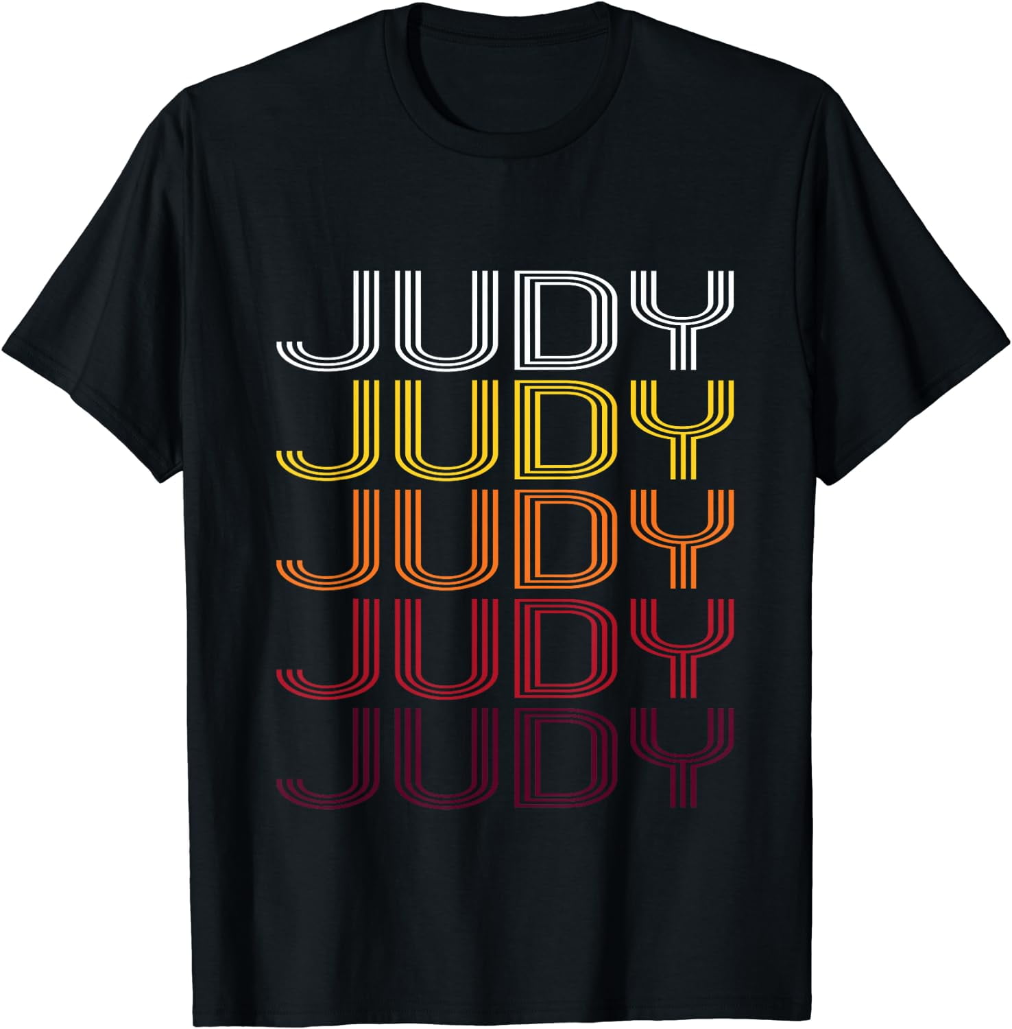 Judy Retro Wordmark Pattern - Vintage Style T-shirt - Walmart.com