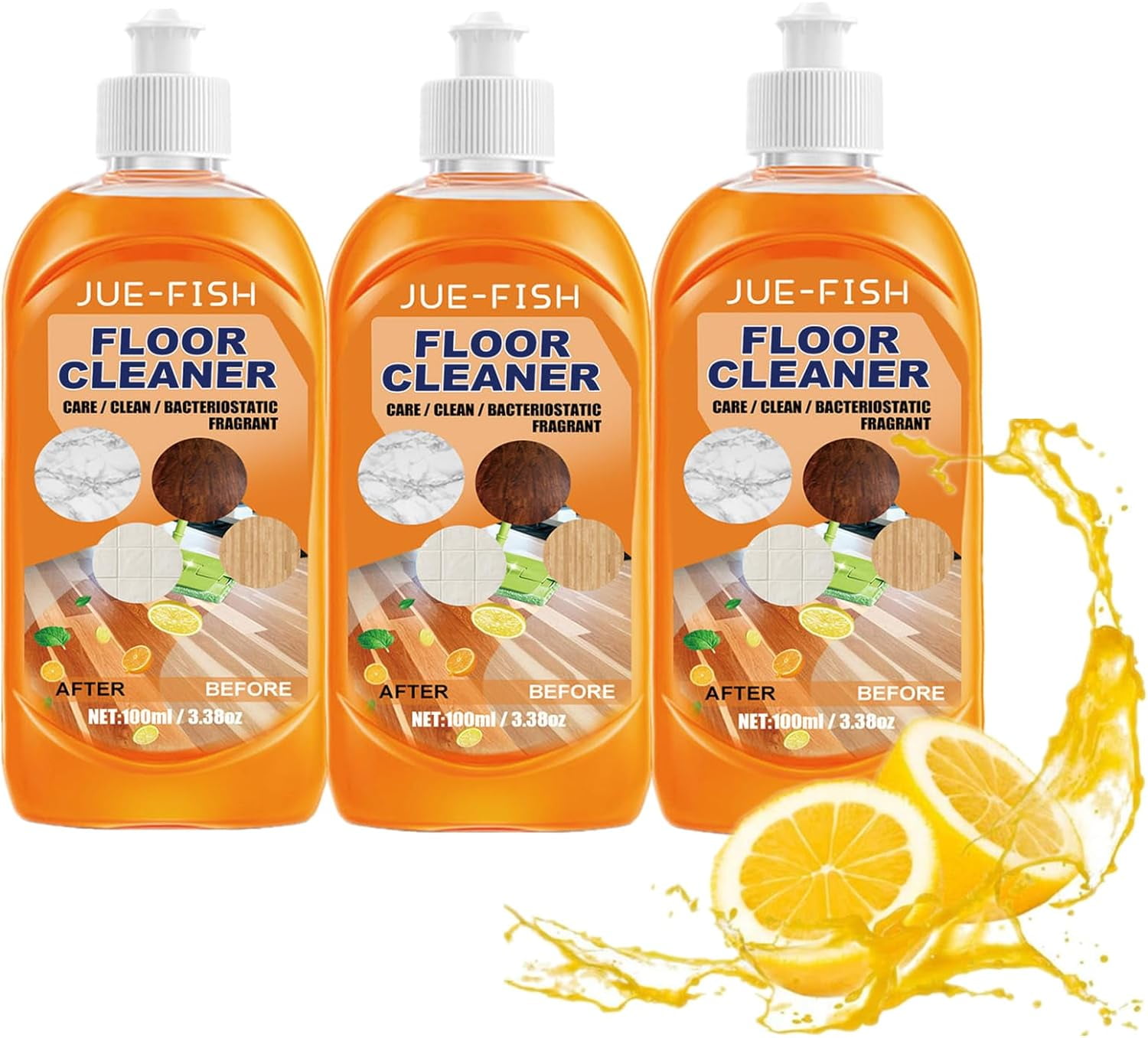 JueFish Floor Cleaner Powerful Decontamination Floor Cleaner, Floor