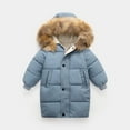 thumbnail image 1 of Juebong Baby Clothing Deals For Days Thicken Warm Kids Down Coat Winter Hooded Long Boys Girls Cotton Down Jackets Outerwears Children Clothing, 1 of 3