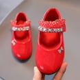 thumbnail image 1 of Juebong Baby Girl Children's Soft-soled Baotou Anti-collision Soft-soled Small Leather Shoes Princess Shoes, 1 of 6