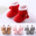 thumbnail image 1 of Juebong Baby Snow Boots Infant Boy Girl Winter Boots Nonslip Outdoor Warm Shoes for Indoor Outdoor Cold Weather Gray,0-6 Months, 1 of 7