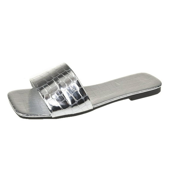 Juebong Bunion Sandals For Women Dressy, Comfort Bunion Corrector Flat Shoes,Flat Sandals for Women, Comfortable Orthopedic Toe Ring Slides Flip Flops