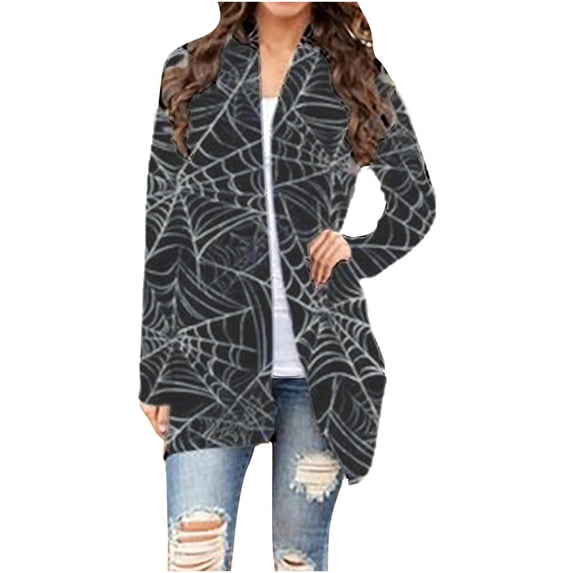Juebong Cardigan for Women Clearance,Women's Summer Long Sleeve Lightweight Sweaters Cardigans Fall Oversized Open Front Cardigans Coat