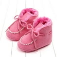 thumbnail image 1 of Juebong Christmas Winter Baby Cotton Boots For Boys And Girls Baby Shoes Plush Warm Snow Shoes Soft Soled Baby Walking Shoes,Pink,5, 1 of 9