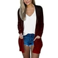thumbnail image 1 of Juebong Classic Hoodie for Women Geometric Print Long Cardigan Fall Ethnic Style Pattern Pockets Hooded Windbreaker Christmas Clearance!2022, 1 of 5