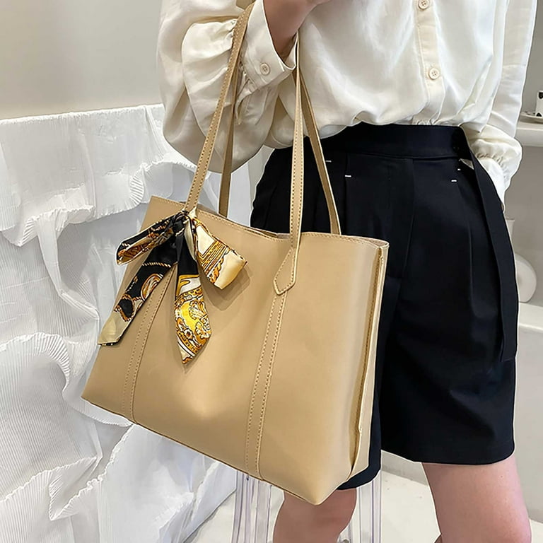 Juebong Women's Classic Silk Scarf Handbag