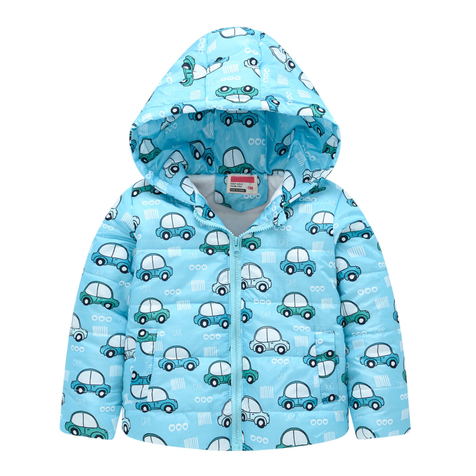 Juebong Deals Winter Coats for Kids with Hoods Light Puffer Jacket for