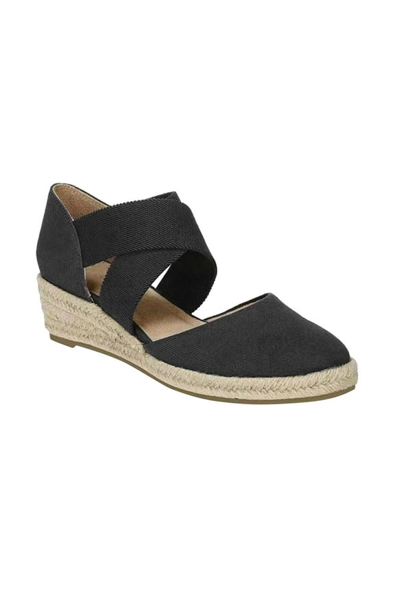 Espadrilles Flatform Sandals for Women, Platform Ankle Strap Wedge Sandals Closed Toe Ankle Strap Espadrille Wedge Sandals for Women Casual Summer Womens Shoes