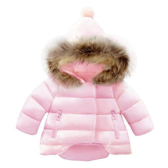 Juebong Jackets for Baby Clearance Baby Girls Boys Kids Hooded Snowsuit Coat Autumn Winter Warm Children Clothes Down Windproof Jacket Outerwear