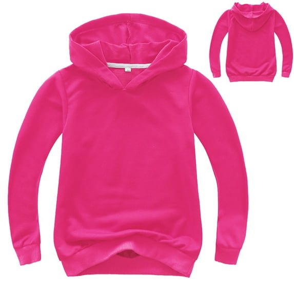 Juebong Jackets for Baby Clearance Toddlers Kids Baby Boys Girls Hooded Solid Thick Coat Sweatshirt Pullover