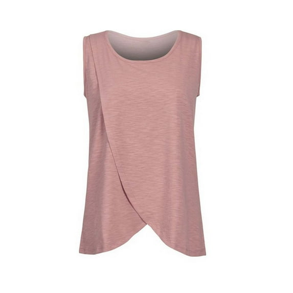 Juebong Lightning Deals 2024 Womens Long Sleeve Nursing Tops Breastfeeding Blouses Shirts Summer Nursing Tee Shirts Double Layer Summer Pregnancy Clothes