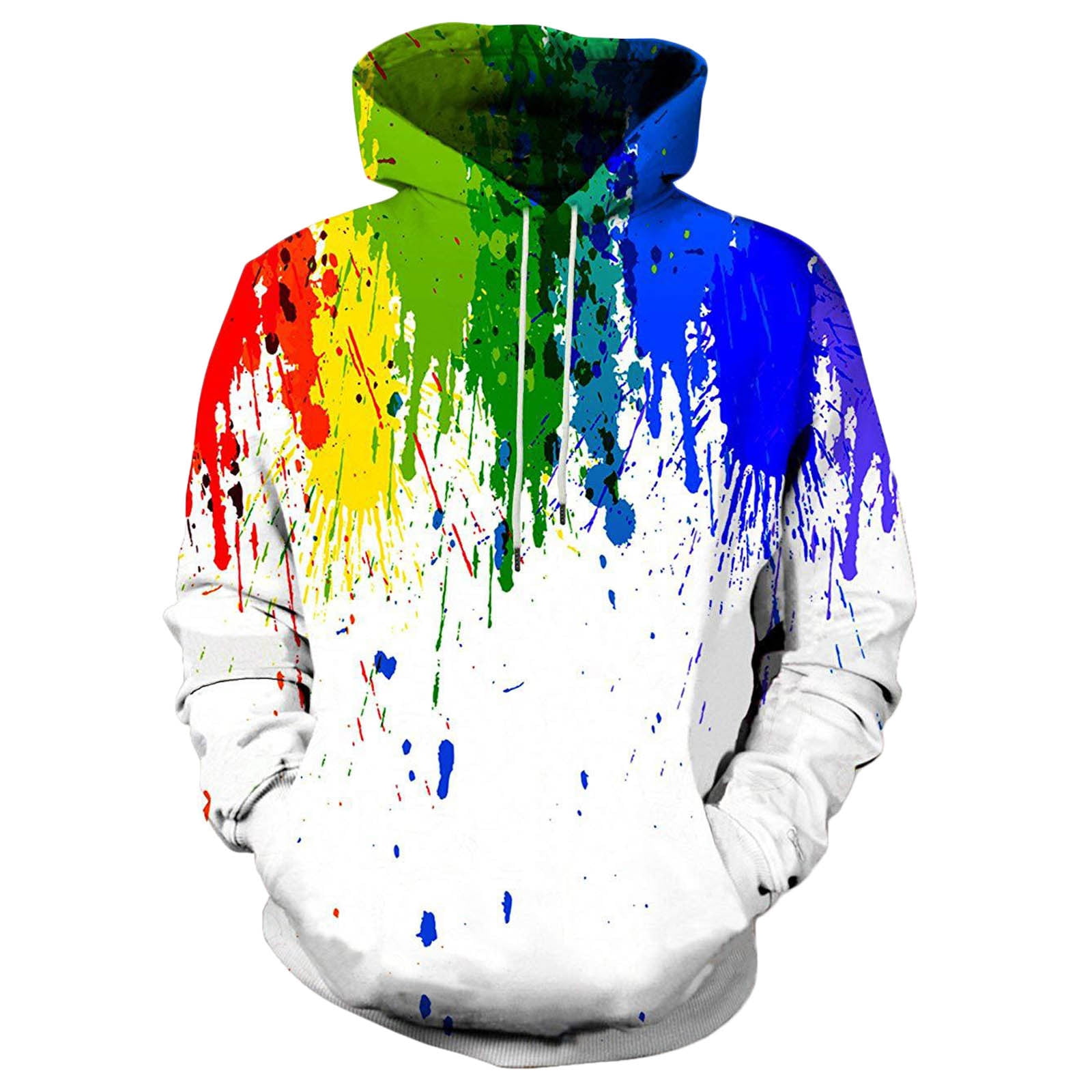 Color cheap splash hoodie