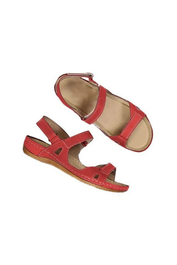 Orthopedic Sandals for Women,Women Walking Slippers with Arch Support Flat Sandals Summer Dressy Open Toe Platform Beach Casual Slip on Sandals Beach Dress Comfortable