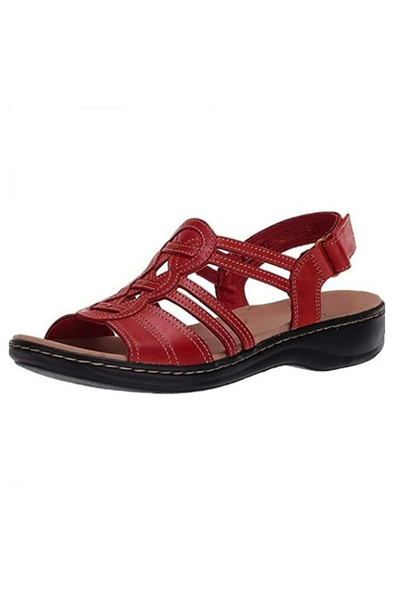 Orthopedic Sandals for Women Gladiator Ankle Strap Sandal Arch Support Slip On Sandals Walking Sandals Women Fashion Wedge Shoes