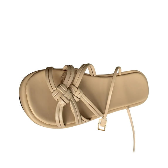 Juebong Sandals Women Dressy, Lace Up Sandals for Women, Sandals for Women Dressy Summer, Open Toe Gladiator Sandals, Flat Sandals for Women, Beach Sandals for Women, Summer Sandals for Women 2023