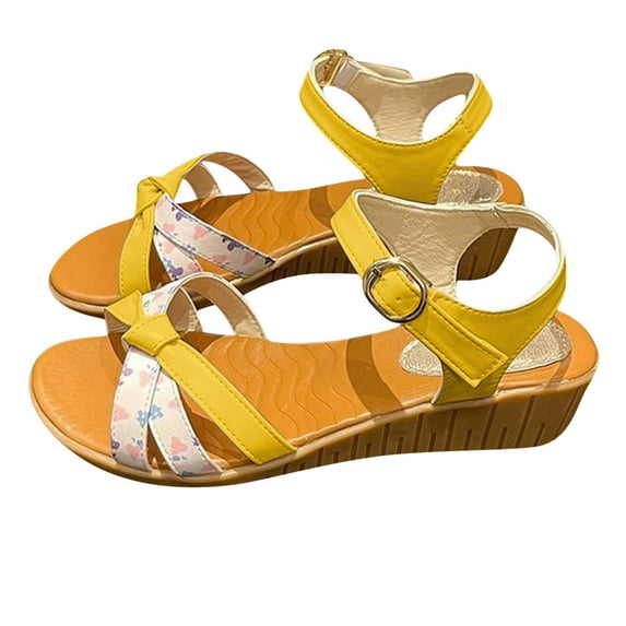 Juebong Sandals Women Flat Shoes: Dressy Summer Bohemian Flats Shoes for Women Sandals Comfortable Ankle Strap Outdoor Walking