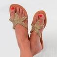 thumbnail image 1 of Flip Flops for Women Girls Thong Slide Sandals - Summer Dressy Bohemian Travel Flat Sandals Cute Low Wedge Summer Open Toe Sandal Shoes, 1 of 4
