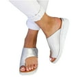 thumbnail image 1 of Juebong Sandals Orthopedic Platforms & Wedges Sandals for Women Girls Slip On Ring Toe Correction Sandal Casual Soft Retro Bohemian Thong Beach Shoes, 1 of 4