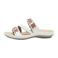 thumbnail image 1 of Juebong Sandals clearance Orthopedic Sandals for Women Dressy Walking Slippers with Arch Support Anti-Slip Summer Sandal Beach Bohemia Slip On Platform Flats Shoes, 1 of 5