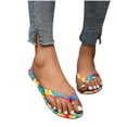 thumbnail image 1 of Juebong Sandals clearance Women's Sandals Summer Fashion Sandals Flat Slippers Flip Flops Open Toe Beach Sandals, 1 of 5