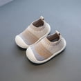 thumbnail image 1 of Juebong Toddler Shoes Baby Boys Girls Cute Fashion Breathable Mesh Non-slip Soft Bottom Fly Weaving Casual Shoes, Yellow, 3 Years, 1 of 6