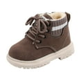 thumbnail image 1 of Juebong Toddler Shoes Boys Girls Chelsea Boots Knitted Elasticated Fashion Laceing Non Slip Thicken Keep Warm Comfortable Boots,Gray Size 12-15 Months, 1 of 9