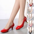 thumbnail image 1 of Juebong Women's 2 Inch Pumps Pointy Toe Stiletto High Heels Work Party Wedding Shoes Office Special Dressy Shoes White,36, 1 of 5