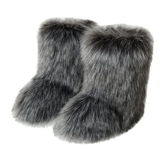 Fuzzy boots walmart clearance