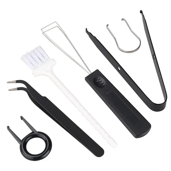 Juego De 6 Extractores De Teclado Y De Interruptores De Acero Inoxidable