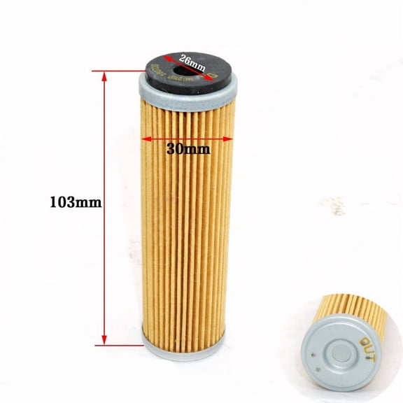 Juego de Motor de motocicleta, filtro de papel de filtro de aceite crudo fino para zongshen-motor Racing NC250 ZS177MM 250cc 4 tiempos KAYO K6 T6