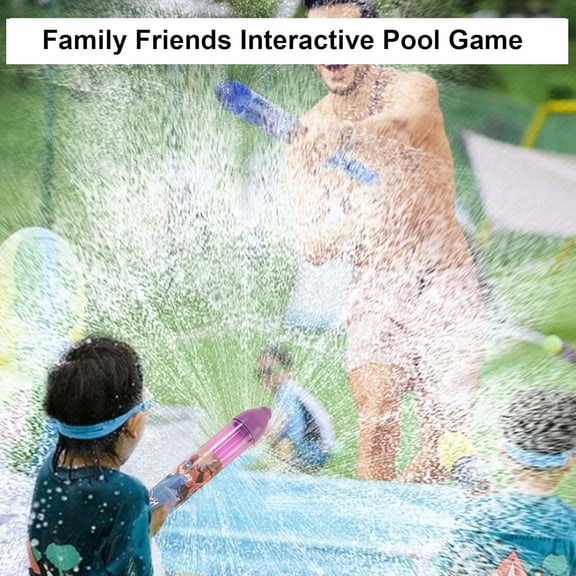 Juego de rociado de agua a alta presión con chorro de agua interactivo para fiestas en la piscina al aire libre, ideal para familias y parejas. toys gifts