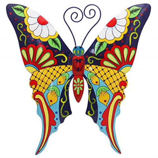 Juegoal Metal Wall Art Inspirational Butterfly Wall Decor Sculpture