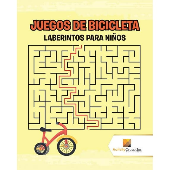 Juegos De Bicicleta: Laberintos Para Niños, (Paperback)