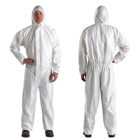 Juenya Workwear Disposable Paint Coveralls, Large, 3 Pack
