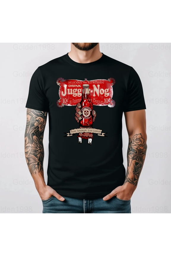 Jug Nog Cod Zombies Call Of Duty Perk Video Game Black Ops Fan Graphic Tee,for men & women up to 5XL