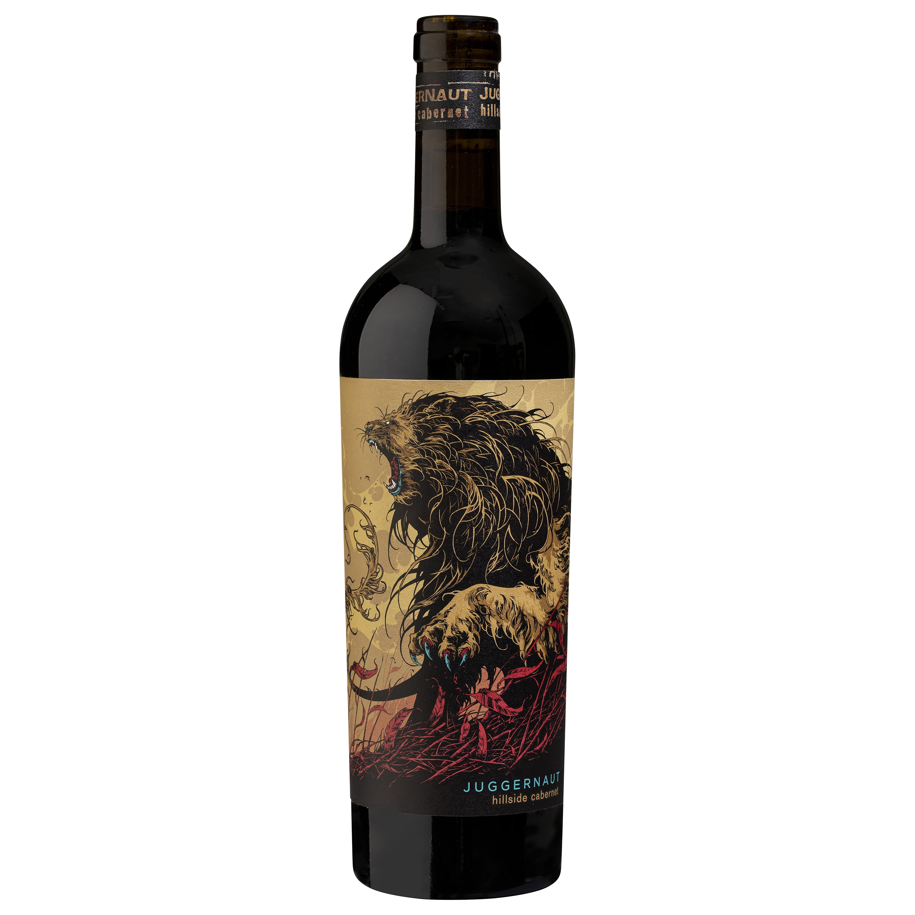 Juggernaut Hillside Cabernet Sauvignon California Red Wine, 750 ml Glass Bottle, 14.5% ABV