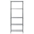 thumbnail image 1 of Juggernaut Storage 24"W x 14"D x 59"H -Shelf Freestanding Shelves, Silver, 1 of 7