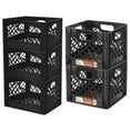 thumbnail image 1 of Juggernaut Storage 3 Pack Storage Crates, 24 Qt and 2 Pack Storage Crates, 16 Qt, 1 of 12