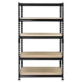 thumbnail image 1 of Juggernaut Storage 48" x 72" 5 Shelf Steel Utility Shelving Unit, Black, 1 of 13
