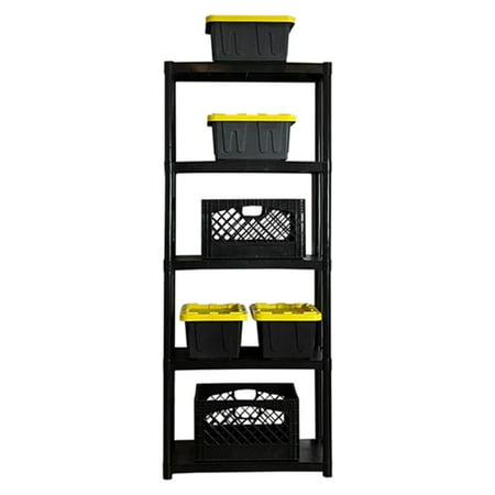 Juggernaut Storage 70" Plastic 5 Tier Garage/Shed Utility Shelving Rack