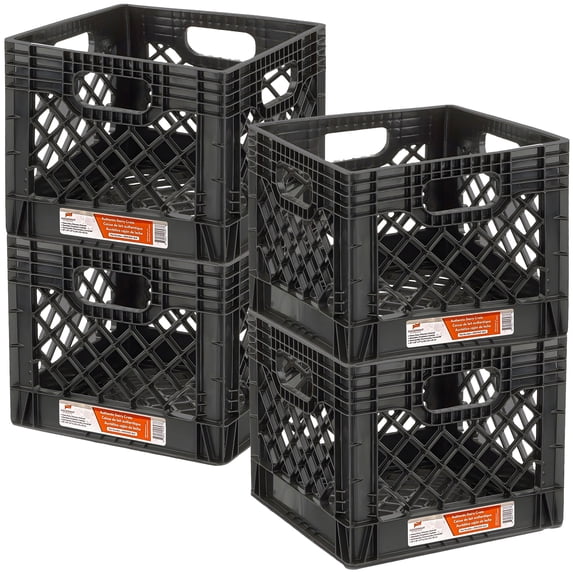 Juggernaut Storage Crate for Office Storage & Classroom Organization 4-Pack