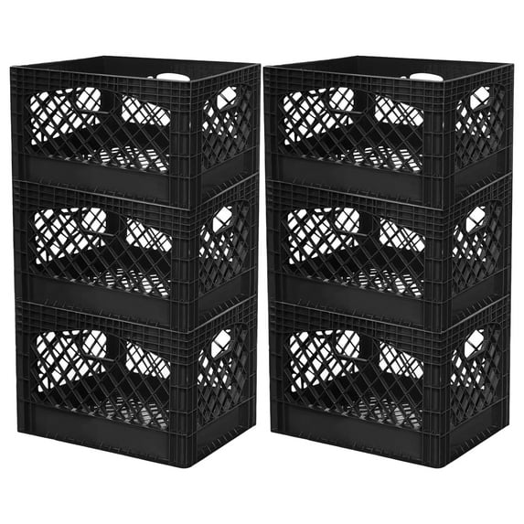 Juggernaut Storage Crate for Office Storage & Classroom Organization 6-Pack