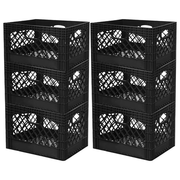 Juggernaut Storage Crate for Office Storage & Classroom Organization 6-Pack